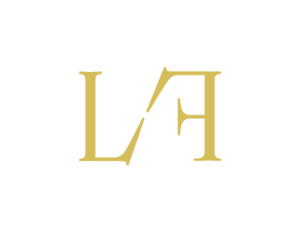 Luggage Forward monogram gold on transparent background