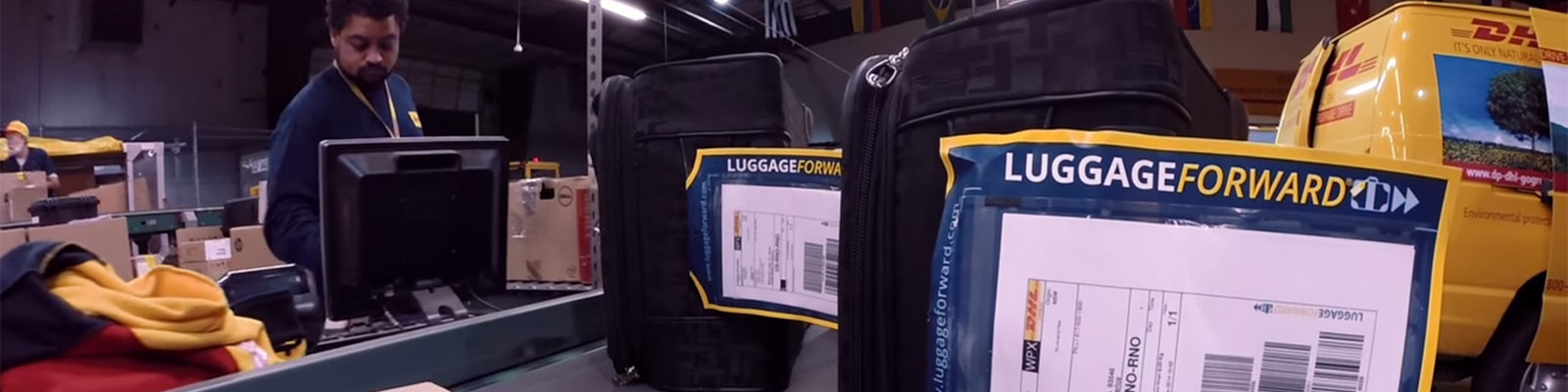 Luggage forward service outlet