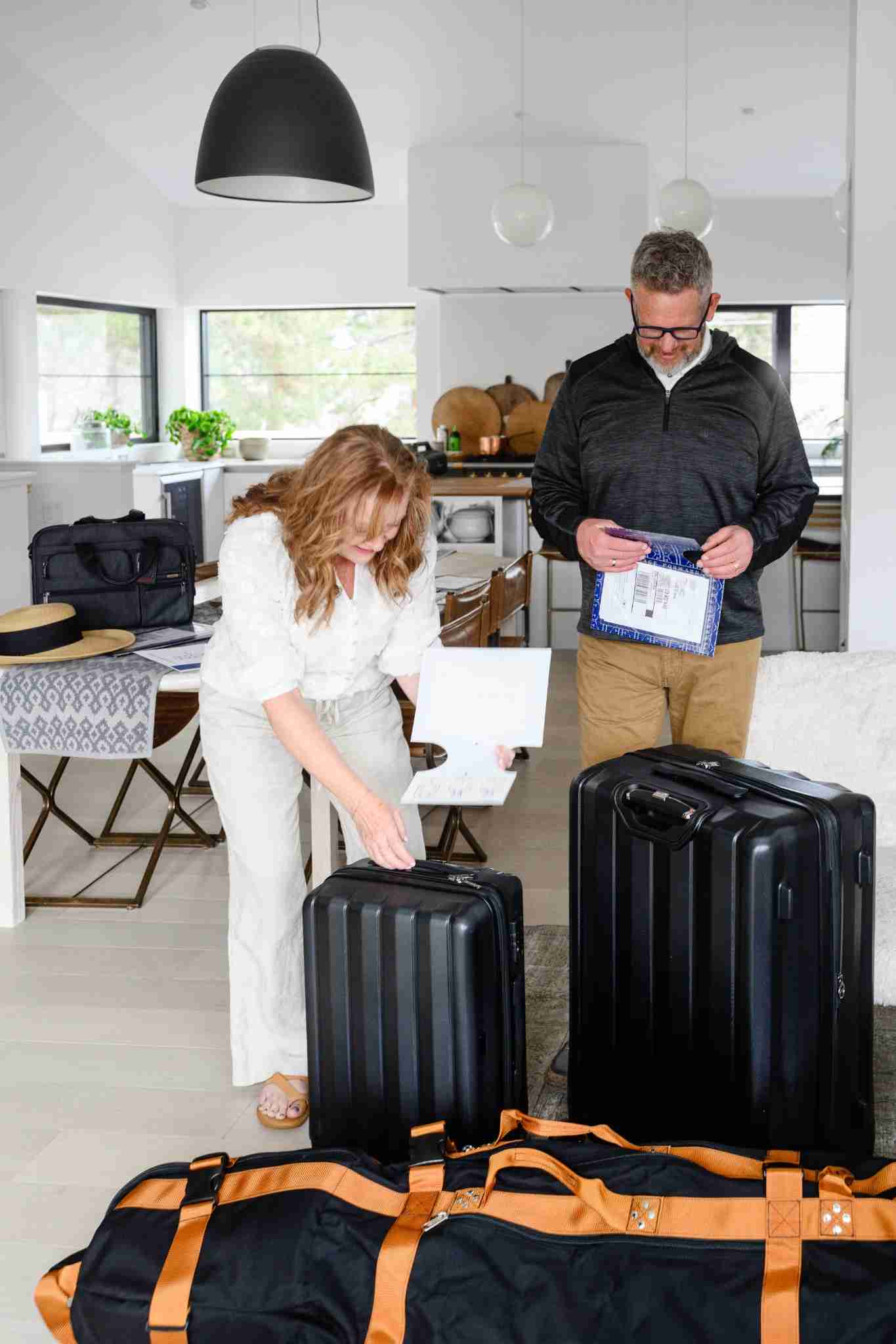 luggage packing